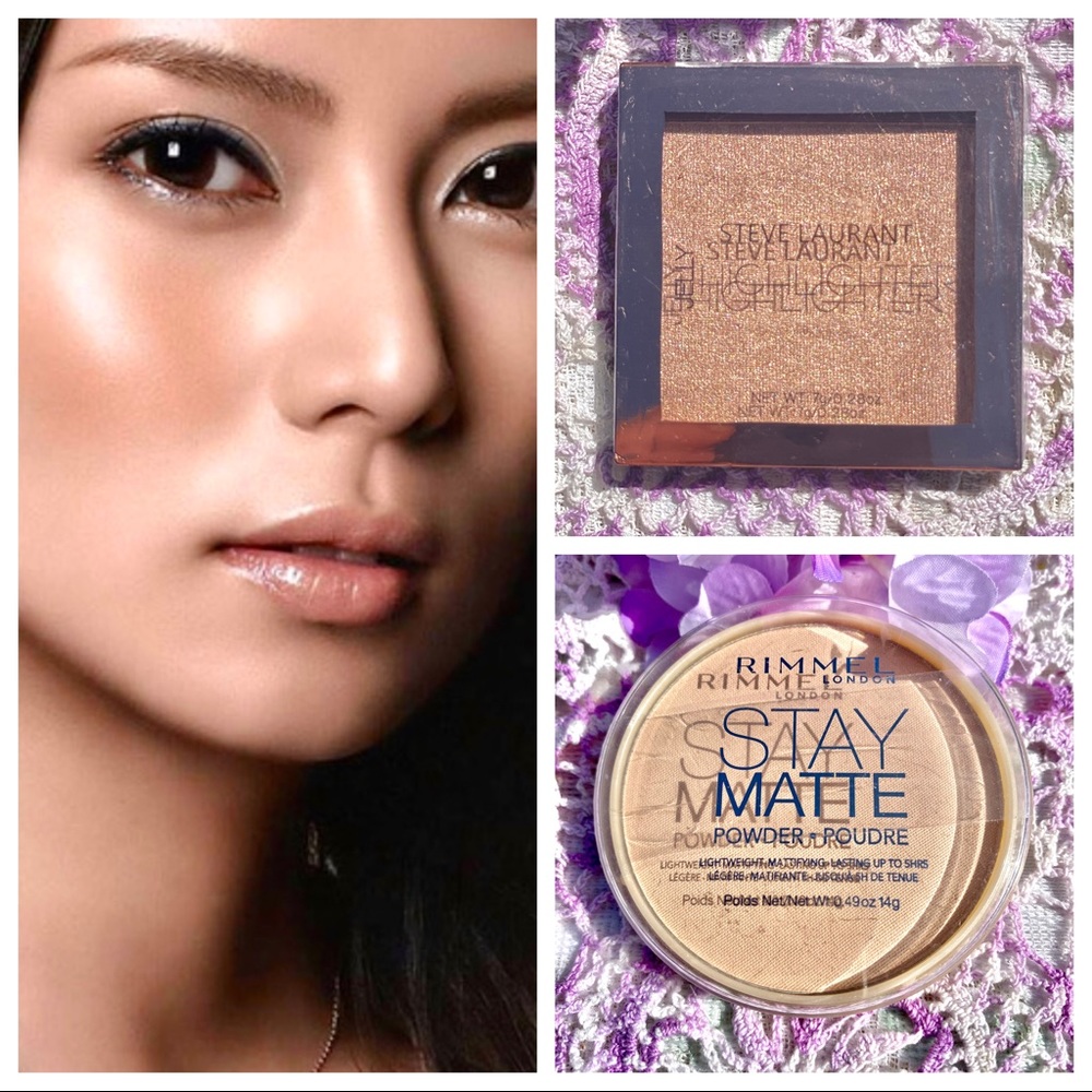 2Pc Set STEVE LAURANT JELLY HIGHLIGHTER Prosecco & Rimmel STAY MATTE 004 - Picture 3 of 16
